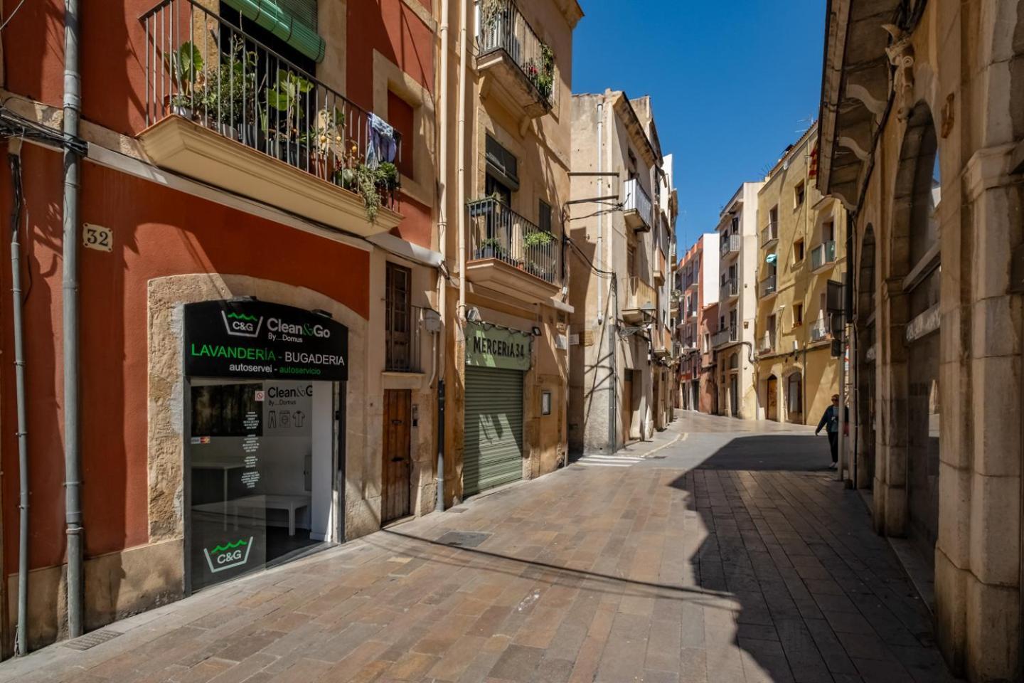 Apartamento En El Corazon De Tarragona. Planta Baja Con Patio. מראה חיצוני תמונה