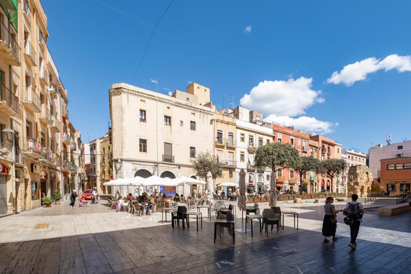 Apartamento En El Corazon De Tarragona. Planta Baja Con Patio. מראה חיצוני תמונה