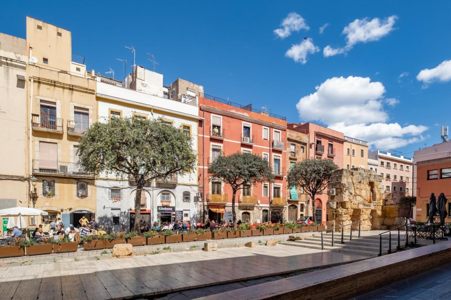 Apartamento En El Corazon De Tarragona. Planta Baja Con Patio. מראה חיצוני תמונה