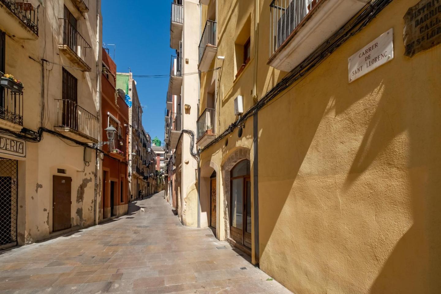 Apartamento En El Corazon De Tarragona. Planta Baja Con Patio. מראה חיצוני תמונה